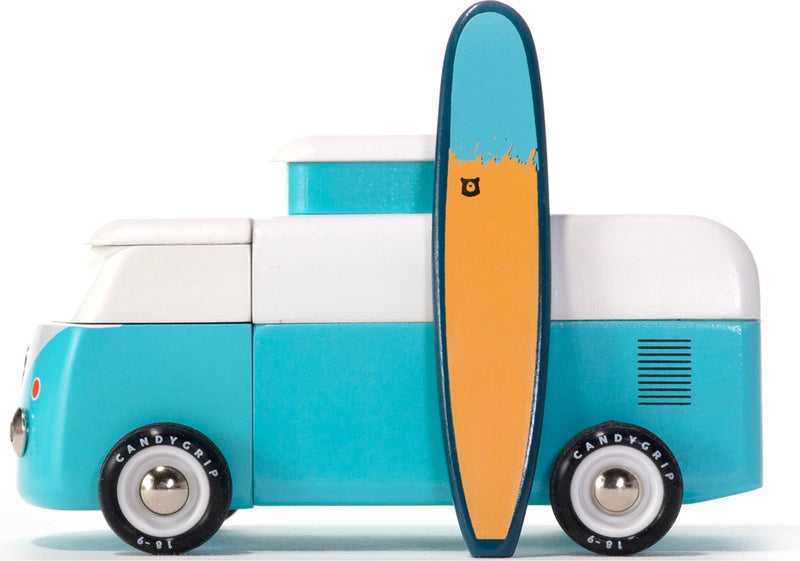Candylab Toys Americana: VW Beach Bus – Ocean (BVA319) 16,5 x 9,4 x 8,4 cm, magnetisch, in Geschenkbox, 3+