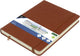 Kangaro-Skizzenbuch – A5 – Cognac – PU-Hardcover – mit Gummiband und Leseband – k-861227