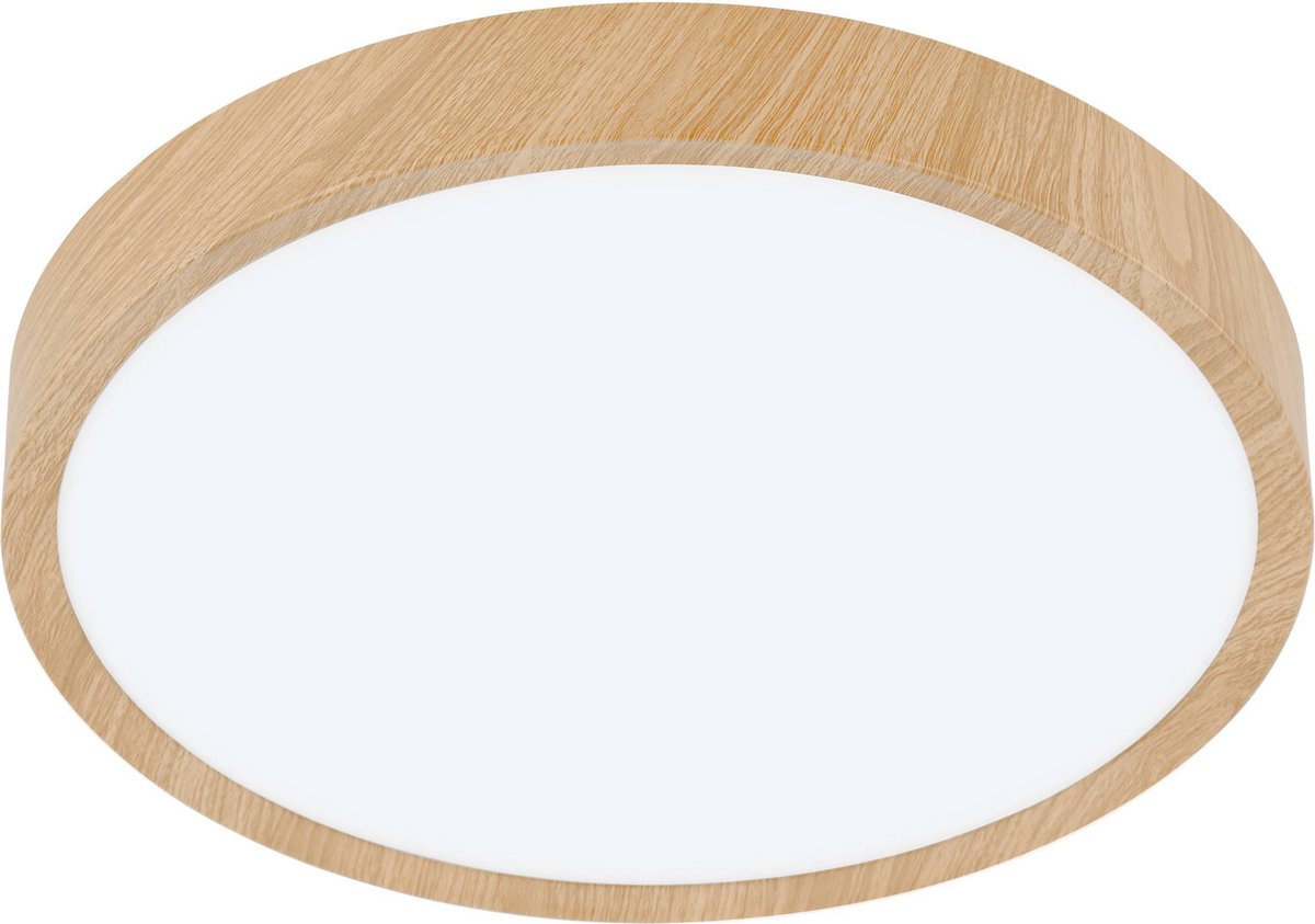 Eglo Musurita Deckenleuchte - Badezimmer - LED - ø 34 cm - Naturholzoptik