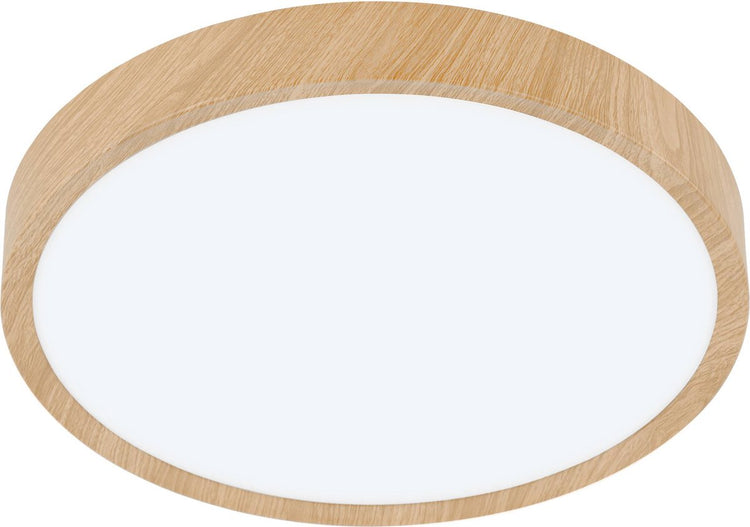 Eglo Musurita Deckenleuchte - Badezimmer - LED - ø 34 cm - Naturholzoptik