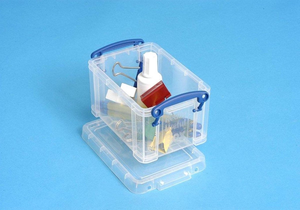 Wirklich nützliche Aufbewahrungsbox RU 0,7 ltr 155x100x80mm transparent weiß