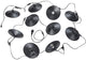 Rl lebe deine leichte Reality-Kette - Lichterkabel - schwarz matt - inkl. 10x E27 1W - nicht für externen Dimmer geeignet - Wand- und Deckenmontage - Außenbeleuchtung - IP44