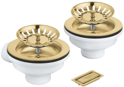 Grohe Zubehör – Abflusssieb für Spüle mit Zubehör, gebürstet Cool Sunrise 40997gn0