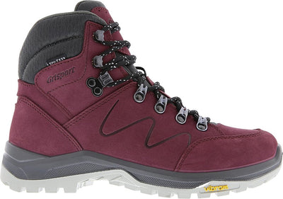 Grisport Boston Mid Wanderschuhe Damen – Burgunderrot – Größe 36