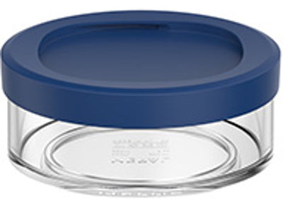 Mepal Lunchpot Fach Ellipse – 200 ml – extra Fächer für Lunchpot 500 ml – Joghurtbecher und Müslibecher to go – spülmaschinenfest – leuchtendes Blau
