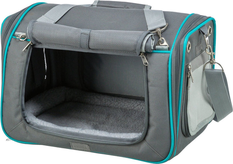 Trixie Reisetasche Vicky Nagetier mit abnehmbarem innerem Kissen grau