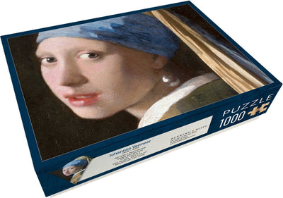 Bekking Blitz – Puzzle – 1.000 Teile – Kunst – Mädchen mit dem Perlenohrring – Mädchen mit dem Perlenohrring – Johannes Vermeer – Museum The Mauritshuis Den Haag