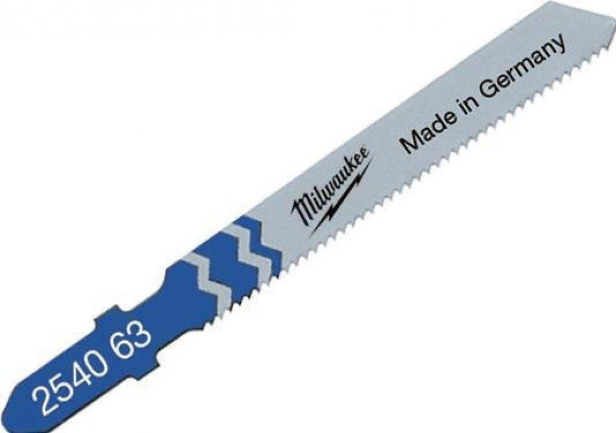 Milwaukee 4932254063 T 118 A HSS-Stichsägeblatt – dünnes Metall (5 Stück) – T 118 A