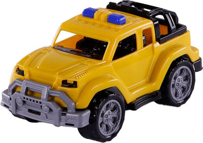 Cavallino Toys Cavallino Trendy Jeep Geel, 22 cm