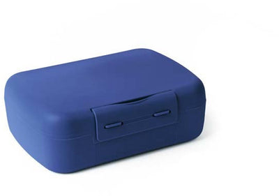 Day-to-Day-Brunch-Box Kobalt – 1400 ml – Lunchbox mit Fächern und Aufklebern – praktische Lunchbox – BPA-freie Lunchbox – Brotbox hergestellt in Belgien – 210 x 150 x 75 mm