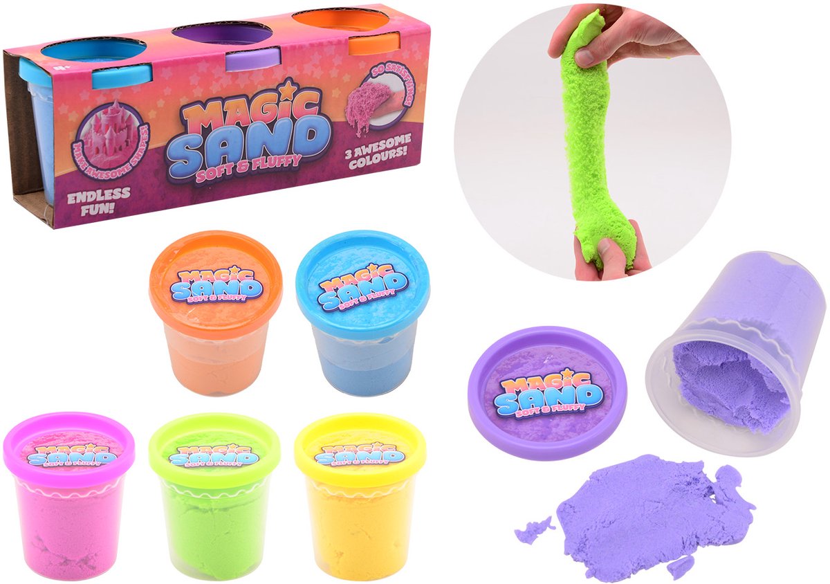 Johntoy Zauberspielsand, 3 Stk.
