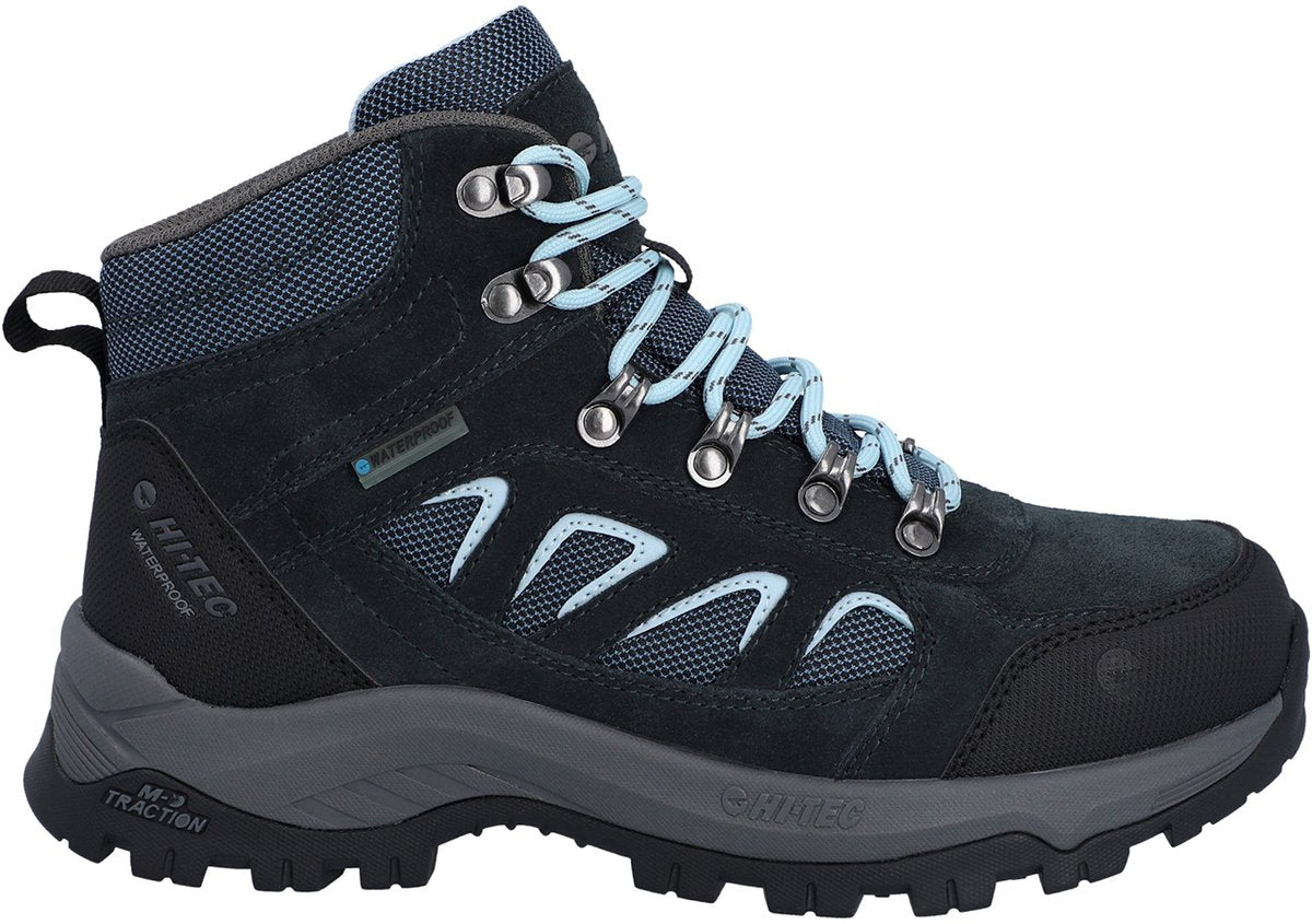 Hi-tec Bandera Expedition wasserabweisende blaue Wanderstiefel in Größe 37 für Damen