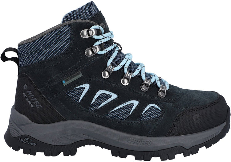 Hi-tec Bandera Expedition wasserabweisende blaue Wanderstiefel in Größe 37 für Damen