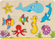 Goki Noppen -Puzzle Unterwasserwelt, 8st.