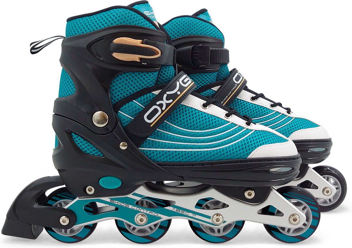 Skids Control-Sauerstoff-Inline-Skates Semi-Softboat einstellbare Benzingröße 42-45
