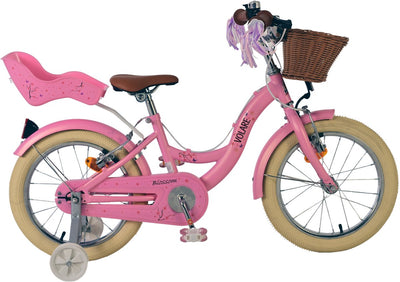 Volare Blossom Children's Bicycle Girls 16 Zoll rosa zwei Handbremsen