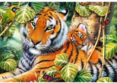 Trefl 1500 - zwei Tiger