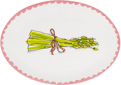 Blondes Amsterdam, alltäglich: ovale Schüssel 27 cm Spargel