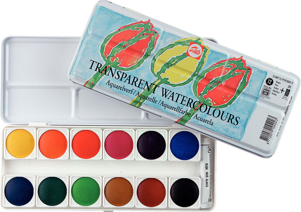 TALENS Transparent Aquarell Paint Set 31mp12