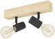 Eglo Townshend 3 Spot - 2 Lichter - E27 - Braun - Schwarz - FSC-Holz