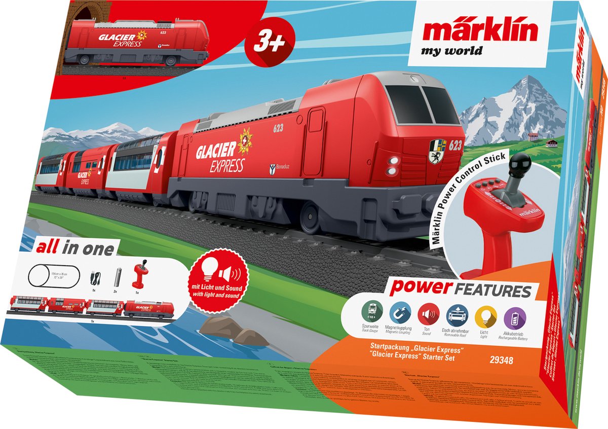 Märklin my world Startset Gletscherexpress für Kinder ab 3 Jahren