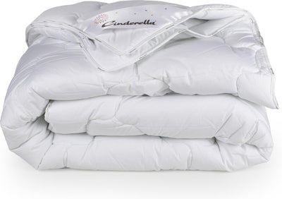 Cinderella sanfte Bettdecke Sommer – 1 Person – synthetische Füllung – Baumwollbezug – antiallergisch – 140 x 220 cm