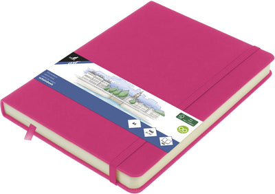 Kangaro-Skizzenbuch – A5 – Pink – mit Gummiband und Band – K-861290