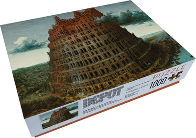 Bekking Blitz – Puzzle – 1.000 Teile – Kunst – Der Turm von Babel – Pieter Bruegel der Ältere – Museum Boijmans van Beuningen Rotterdam
