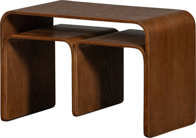 Woood Frey Multifunktions-Beistelltisch – Holz – Walnuss – 40 x 60 x 32
