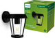 Philips LED Philips Sunera Wandleuchte – Außenleuchte – Schwarz – E27-Fassung – maximal 25 W – wetterfest; ip44 - hängende Wandleuchte