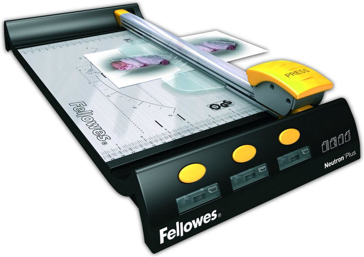 Fellowes Papierschneider - Neutron Plus - A4 - 10 Blatt - 320 mm - Schwarz