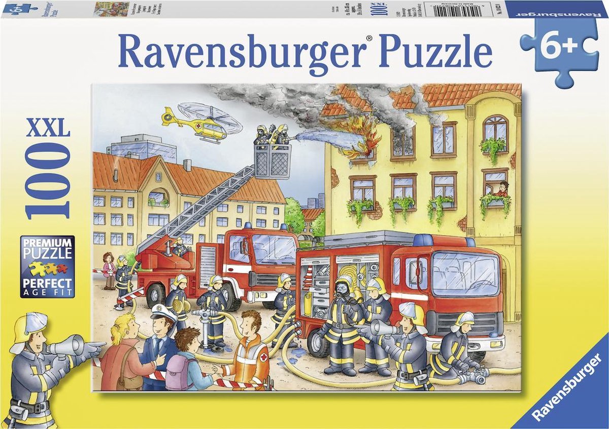 Ravensburger Puzzle Feuerwehr - Puzzle - 100 Teile