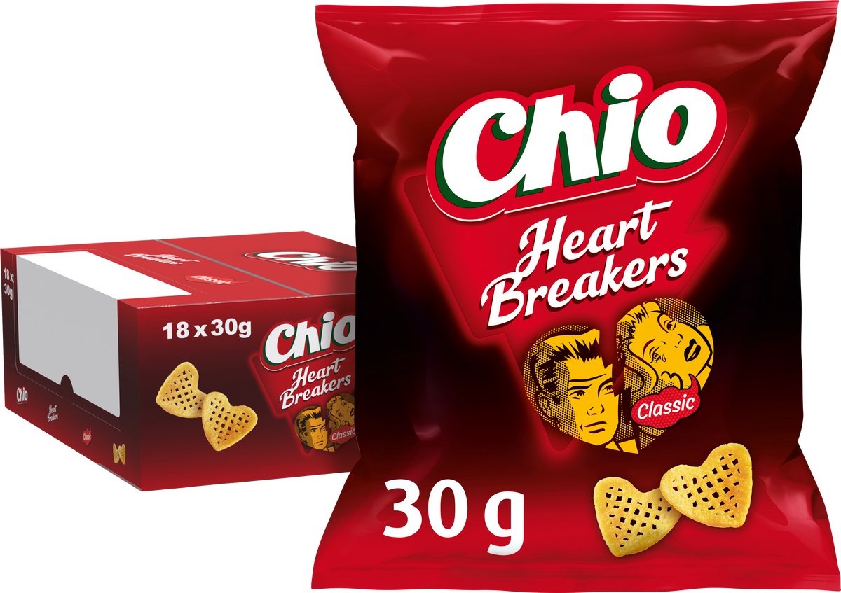 Chio Heartbreakers Portionspackungen - Chips - 18 x 30 Gramm