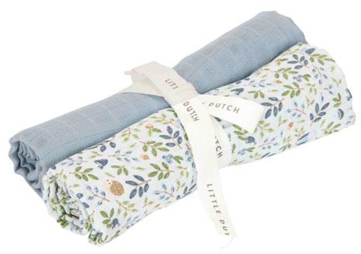 Little Dutch Pucktuch – blau – Größe 70 cm – Waldfreunde – Waldabenteuer