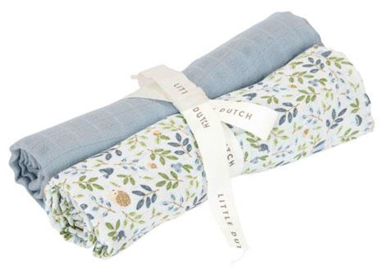 Little Dutch Pucktuch – blau – Größe 70 cm – Waldfreunde – Waldabenteuer