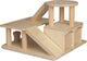 Van Dijk Toys Spielzeuggarage aus Holz mit Helikopterdeck – Kinderbetreuungsqualität – ab 2 Jahren