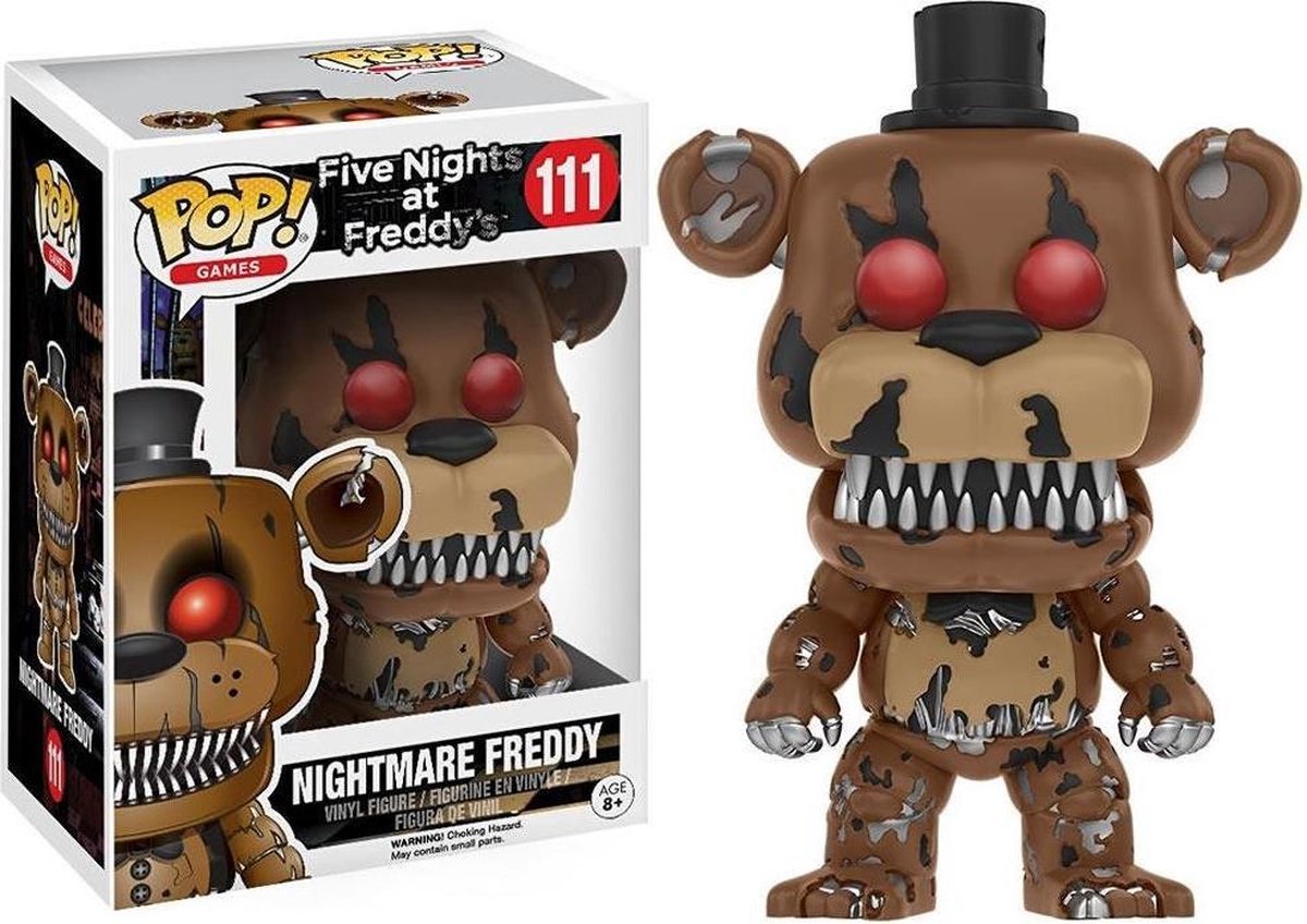 Funko Albtraum Freddy Pop! Vinylfigur - Fünf Nächte bei Freddy's 9 cm