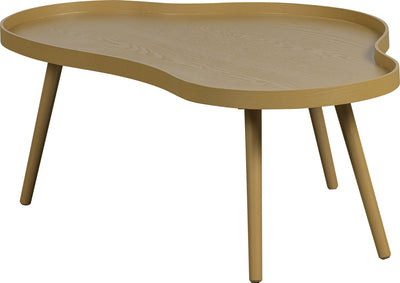 Woood Mae Beistelltisch – Kiefer MDF – Alpaka – 35 x 100 x 58