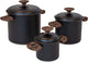 Bo-Camp – Industrial – Pfannenset – Hading – Compact 3 – Edelstahl