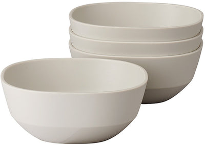 Mepal Servierschüssel Silueta - 4x 250 ml - Salatschüssel - Nordic White