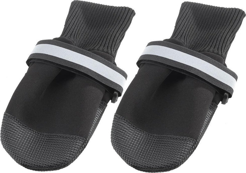 Ferplast Hundeschuhe 7 x 8 cm Neopren schwarz Größe M