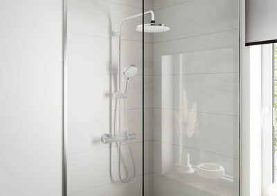 Hansgrohe Lackmischung - Showerpipe - Chrom - mit Thermostat