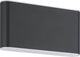 Eglo grutti Außenwandleuchte - LED - 17,5 cm - Anthrazit - einstellbares weißes Licht