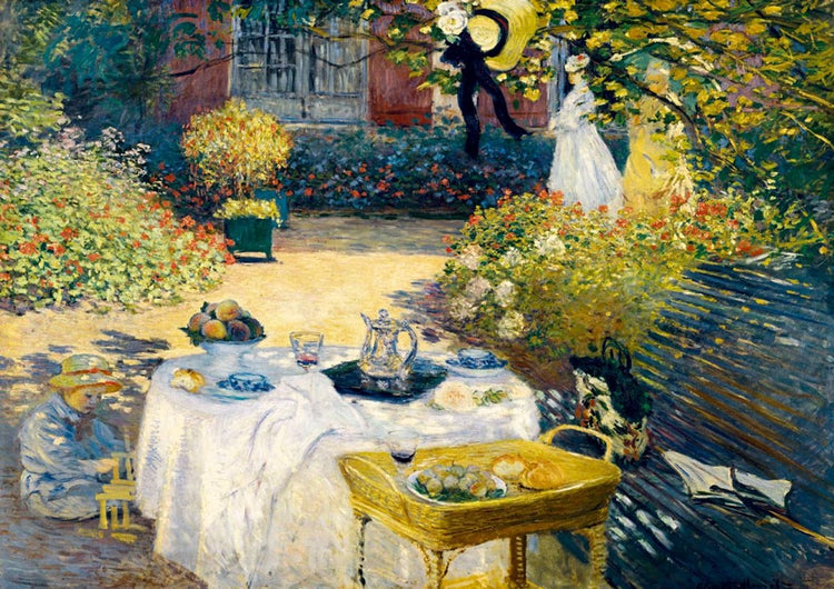 Bluebird Puzzle Monet Puzzle Das Mittagessen 1000 Kunstwerke.