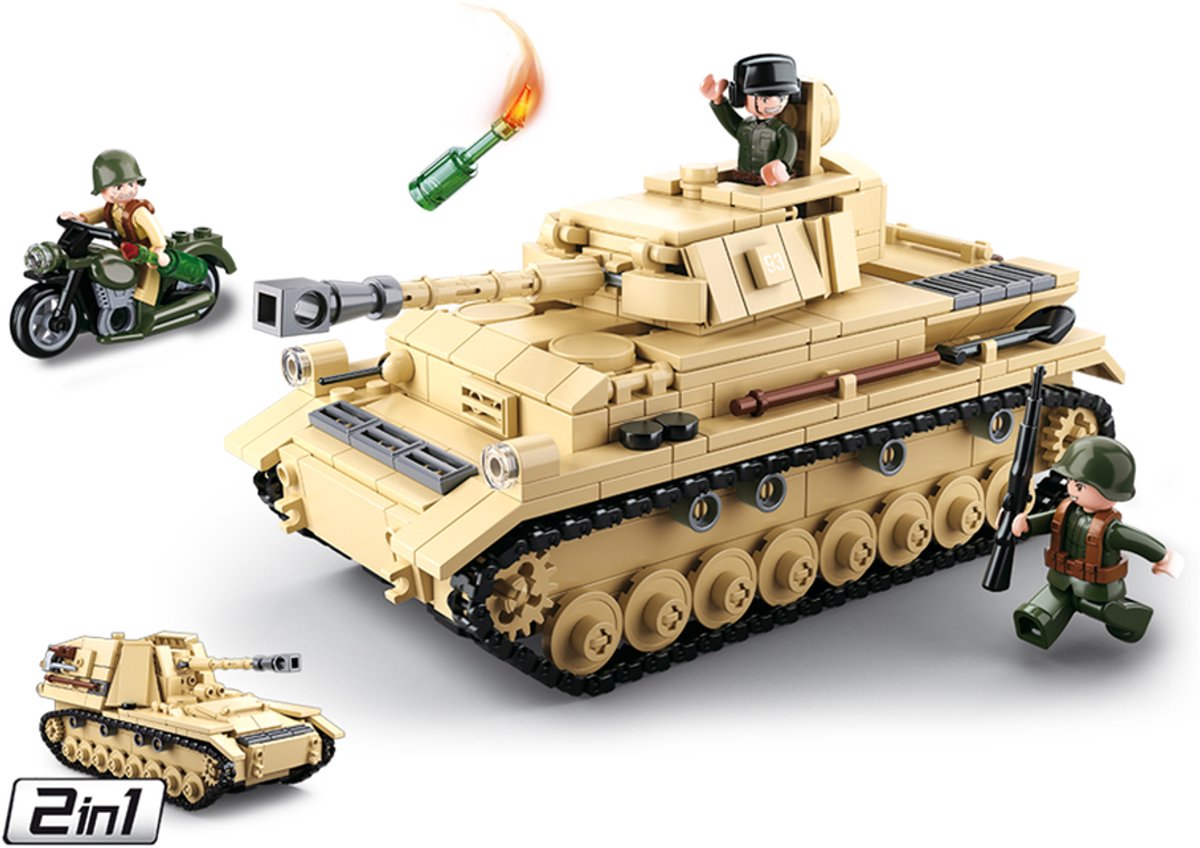 Deutscher Panzer der Sluban-Armee im Zweiten Weltkrieg (M38-B0693)