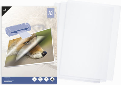 Laminierfolie Kangaro – A3 – 125 Mikron – glänzend – 100 Stück – k-16012