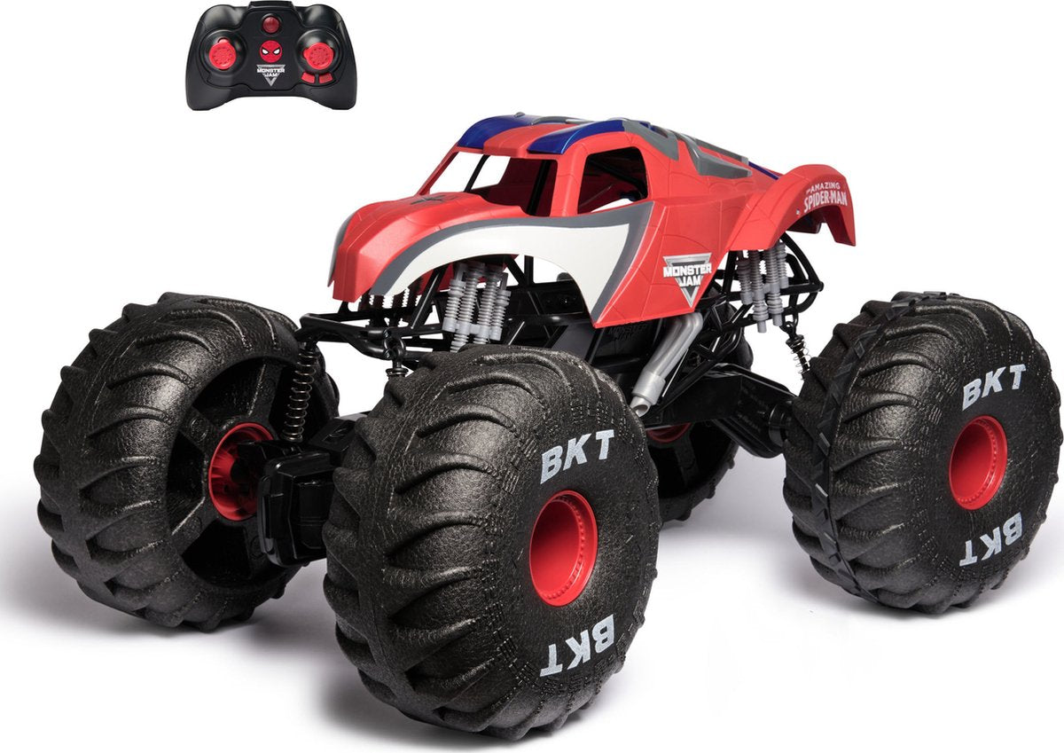 Monster Jam RC Marvel – Mega-Spider-Man-Monstertruck – für jedes Gelände geeignet – über 61 cm lang – Maßstab 1:6