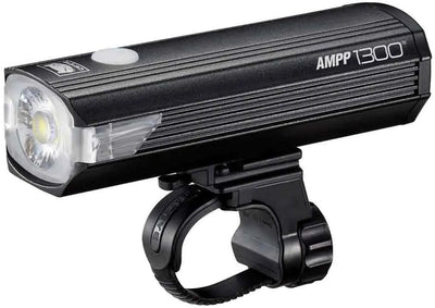Cateye ampp1300 Frontlicht – Lumen: 1300 – USB wiederaufladbar – Opticube-Linsentechnologie – 5 Lichtmodi – Schwarz