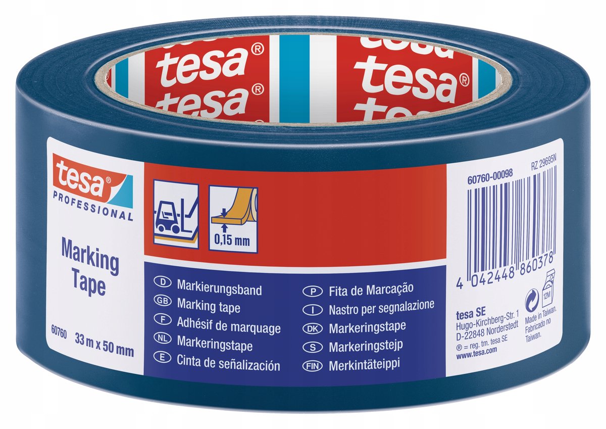 Quantor -Markierungsband Tesa Professional Blau