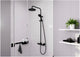 Hansgrohe Lackmischung - Showerpipe - Mattschwarz - mit Thermostat